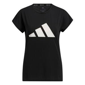 ADIDAS PERFORMANCE Funkční tričko  černá / bílá