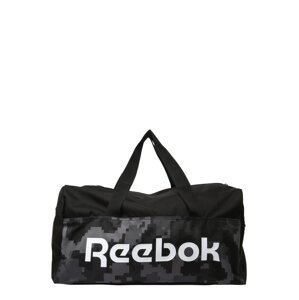 Reebok Sport Sportovní taška  šedá / černá / bílá