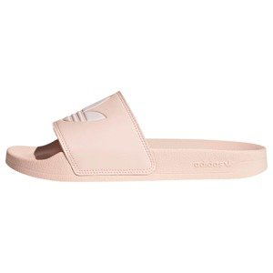 ADIDAS ORIGINALS Pantofle 'Adilette'  pudrová / bílá