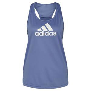 ADIDAS PERFORMANCE Sportovní top  fialová / bílá