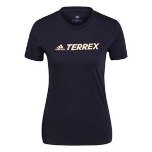 adidas Terrex Funkční tričko  noční modrá / broskvová