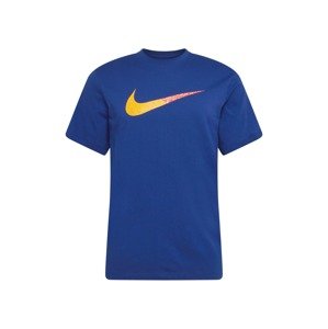 Nike Sportswear Tričko  královská modrá / tmavě žlutá / červená / bílá