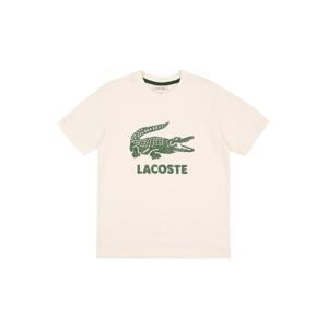 LACOSTE Tričko  bílá