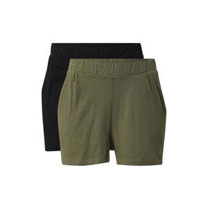 ONLY Kalhoty 'MAY'  khaki / černá