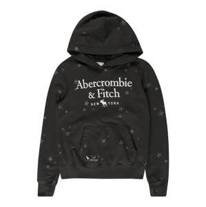 Abercrombie & Fitch Mikina  čedičová šedá / bílá