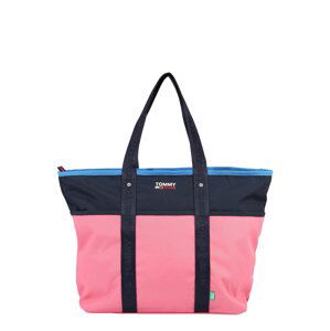 Tommy Jeans Nákupní taška  růžová / tmavě modrá / světlemodrá