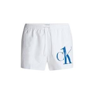 Calvin Klein Swimwear Plavecké šortky  bílá / modrá