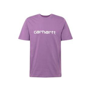 Carhartt WIP Tričko  bílá / fialová