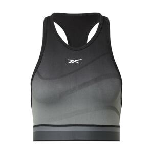 Reebok Sport Sportovní top  antracitová / černá