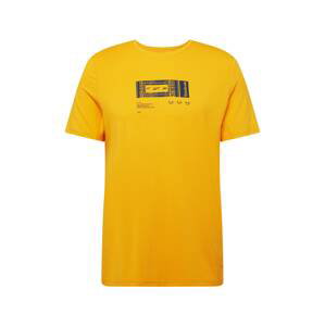 Reebok Sport Funkční tričko  zlatě žlutá / černá