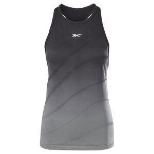 Reebok Sport Sportovní top  černá / bílá / kámen