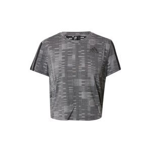 ADIDAS PERFORMANCE Funkční tričko  černá / bílá / šedá
