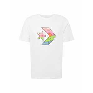 CONVERSE Tričko 'STAR CHEVRON SUNSET TEE'  bílá / mix barev