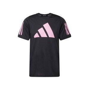 ADIDAS PERFORMANCE Funkční tričko  černá / světle růžová