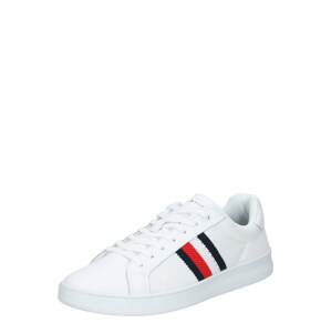 TOMMY HILFIGER Tenisky  tmavě modrá / světle červená / bílá