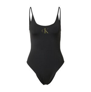 Calvin Klein Swimwear Plavky  černá / khaki