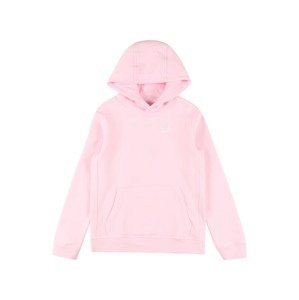 Nike Sportswear Mikina  bílá / světle růžová