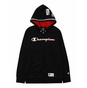 Champion Authentic Athletic Apparel Mikina  černá / bílá / světle červená