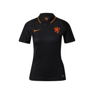 NIKE Funkční tričko 'Netherlands 2020 Stadium Away'  oranžová / černá