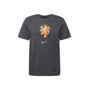 NIKE Trikot 'Netherlands'  antracitová / oranžová