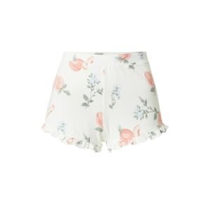 HOLLISTER Pyžamové kalhoty  bílá / růžová / zelená