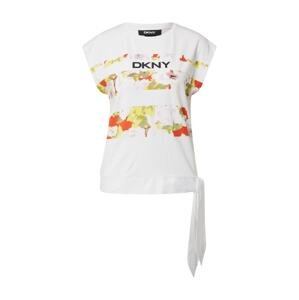 DKNY Tričko  bílá / mix barev