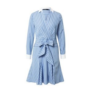 Lauren Ralph Lauren Košilové šaty 'INEZ'  modrá / kobaltová modř / bílá