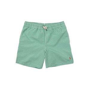 Polo Ralph Lauren Plavecké šortky 'TRAVELER'  zelená / bílá / pastelově zelená