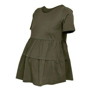 Only Maternity Tričko  khaki