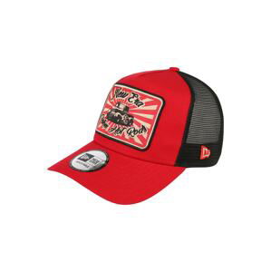 NEW ERA Kšiltovka  červená / černá / bílá