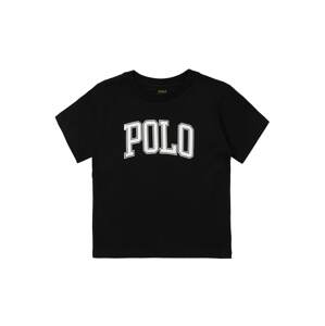 Polo Ralph Lauren Tričko  černá / bílá