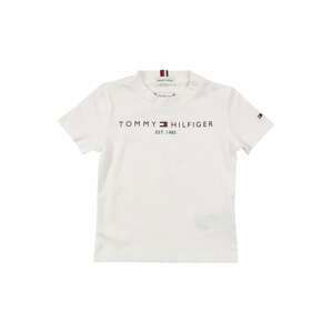 TOMMY HILFIGER Tričko  červená / černá / bílá