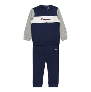 Champion Authentic Athletic Apparel Joggingová souprava  šedý melír / bílá / námořnická modř / světle červená