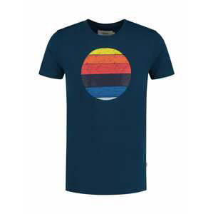 Shiwi Tričko 'Sunset Shades'  modrá / nebeská modř / žlutá / lilek / červená