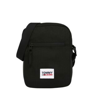 Tommy Jeans Taška přes rameno  černá / bílá / námořnická modř / červená