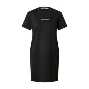 Calvin Klein Jeans Šaty 'MILANO'  černá / bílá
