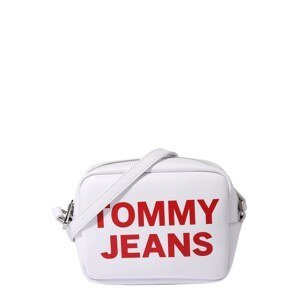 Tommy Jeans Taška přes rameno  bílá / červená