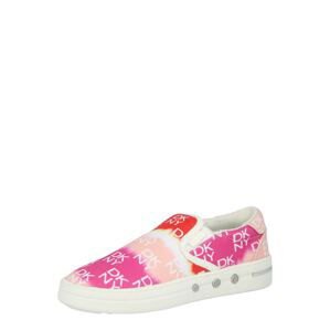 DKNY Slip On 'CASE'  bílá / pink / oranžově červená / starorůžová