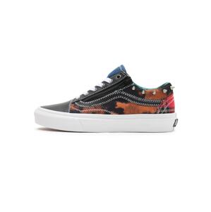 VANS Tenisky 'Old Skool'  šedá / koňaková / modrá džínovina