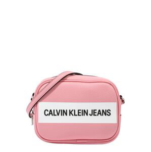 Calvin Klein Jeans Taška přes rameno  bílá / černá / růžová