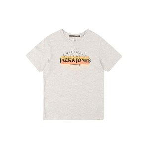 Jack & Jones Junior Tričko 'Cabana'  bílá / korálová / oranžová / černá