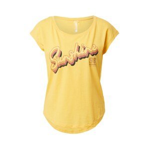 ONLY PLAY Funkční tričko 'MUNAY'  žlutá / zlatě žlutá / lososová / černá