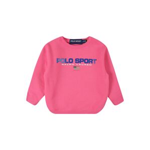 POLO RALPH LAUREN Mikina  pink / tmavě modrá / bílá / červená