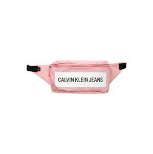 Calvin Klein Jeans Ledvinka  růžová / černá / bílá