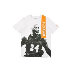 Jack & Jones Junior Tričko 'Legends'  bílá / žlutá / černá / šedá