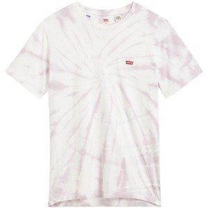 LEVI'S Tričko  pastelová fialová / bílá / červená