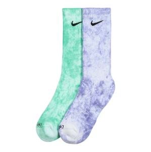 Nike Sportswear Ponožky 'Everyday Plus'  tmavě fialová / bílá / nefritová