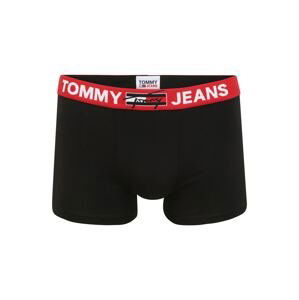 TOMMY HILFIGER Boxerky  černá / červená / bílá / tmavě modrá