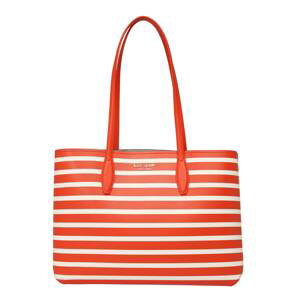 Kate Spade Nákupní taška  oranžově červená / bílá