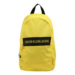 Calvin Klein Jeans Batoh  svítivě žlutá / šedá / černá